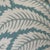 Contemporary Aqua / Aqua Green Leaf Print Down Filled 36” Pillow For Sale - Image 3 of 6