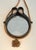 Mid-Century Modern Small Ceramic and Rope Mirror For Sale - Image 3 of 12