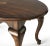 Traditional Grace Oval 4 Legs Coffee Table, Dark Brown For Sale - Image 3 of 5