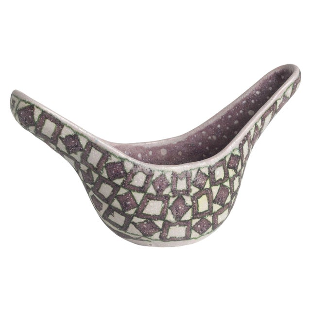 Guido Gambone Vessel Glazed Stoneware Italy, 1955 For Sale