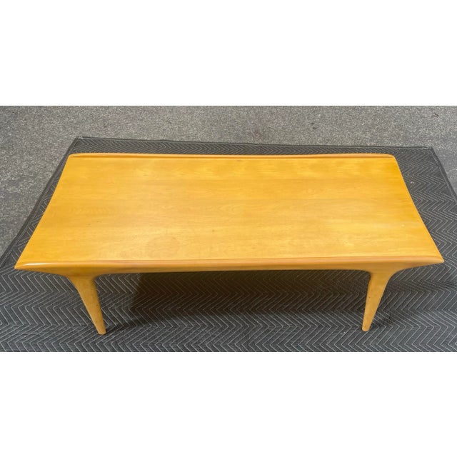 Tan Heywood Wakefield Cocktail Table From the 1950’s For Sale - Image 8 of 12