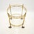 Vintage French Brass Drinks Trolley, 1970s For Sale - Image 4 of 8