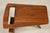 Brown 1950s Refinished Magazine Rack End Table by Jens Risom For Sale - Image 8 of 9