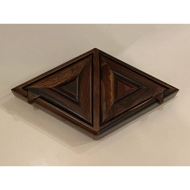 Artisan Rosewood Jewelry Box For Sale - Image 9 of 10