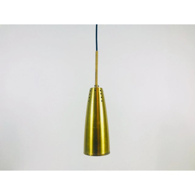 Mid-Century German Brass Pendant Lamps, 1950s, Set of 2 For Sale - Image 11 of 12