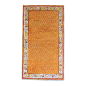 1940s Orange Peel Anatolian Rug