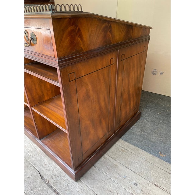 Baker Furniture Company Late 20th Century Baker Stately Homes Slant Top Desk For Sale - Image 4 of 14