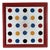 Rare to Market Vintage Carnival Fairground Polkadot Dart Board in Red Wood Frame For Sale