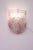 1970s Set of 3 Murano Ceiling Light and Murano Wall Light Pink Flower by Seguso, 1970 For Sale - Image 5 of 12