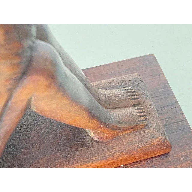 Art Deco Bird Book Ends, France, 1940s, Set of 2 For Sale - Image 3 of 8