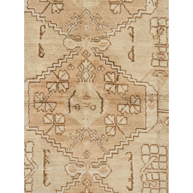 Vintage Turkish Oushak Rug 4'9 X 9'2 For Sale - Image 4 of 5