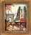 Orange 1970s Impressionist Street Scene Autumn in Paris Arc De Triomphe Oil on Canvas For Sale - Image 8 of 10