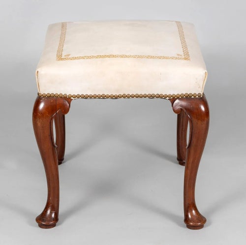 18th Century Vintage Queen Anne Walnut Stool