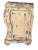 2000 - 2009 French Provincial Chest of Drawers • Distressed Cream Dresser • Caramel Marble Top •Carved Solid Wood • 3 Drawer Vintage Furniture For Sale - Image 5 of 6