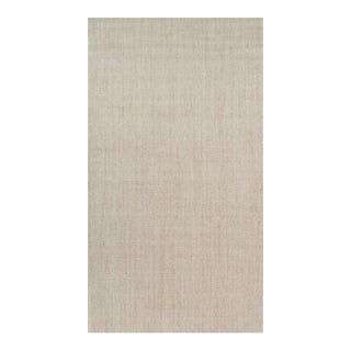 Rug & Kilim’s Oversized Modern Textural Solid Rug in Beige Tones and Striae - 10x18 For Sale