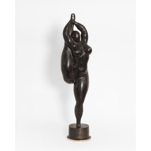Contemporary "Balance" · Contemporary Bronze Sculpture For Sale - Image 3 of 5
