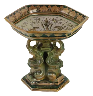 Majolica Vase from Robbia Gualdo Tadino