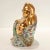 Chinese Vintage Gilt Famille Verte Chinese Porcelain Seated Buddha/Luohan Ex-Lorin Marsh For Sale - Image 3 of 14