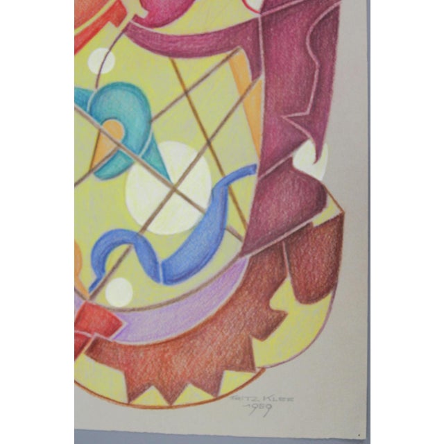 Fritz Klee, Abstract Composition, 1959, Drawing For Sale - Image 6 of 18