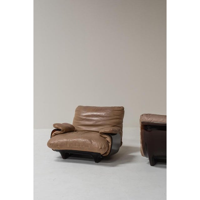 Marsala Lounge Chairs by Michel Ducaroy for Ligne Roset, France, 1970s, Set of 2 For Sale - Image 12 of 18