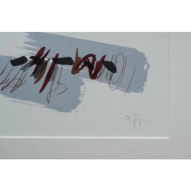 Lars Sjögren, Composition, 1970s, Color Lithograph, Framed For Sale - Image 6 of 8