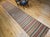 Antique American Amish Rag Runner, Handwoven Wool & Cotton, Stripe Pattern, 3x15 For Sale - Image 4 of 16