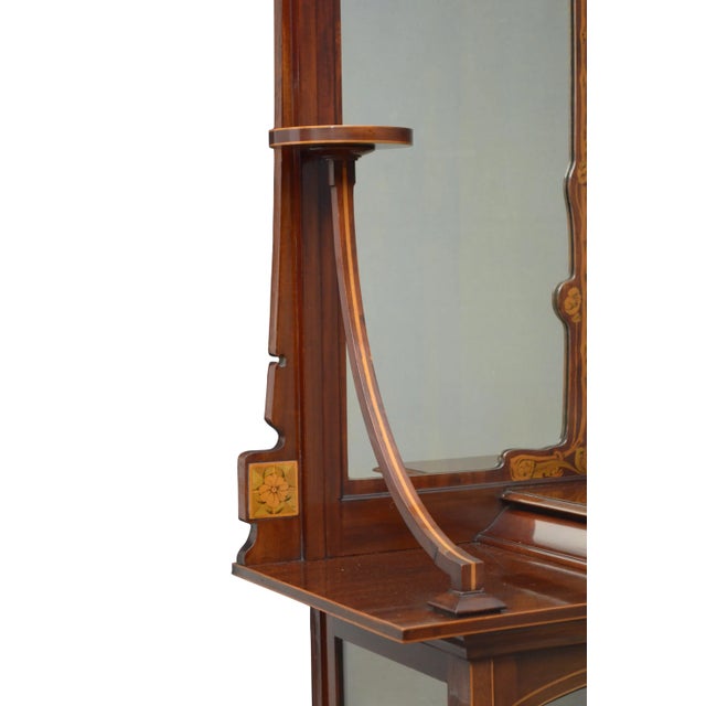 Antique Art Nouveau Cabinets, Set of 2 For Sale - Image 11 of 18