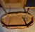 Vintage Mid-Century French Provincial Oval Coffee Table With Tooled Leather Top For Sale In Minneapolis - Image 6 of 7
