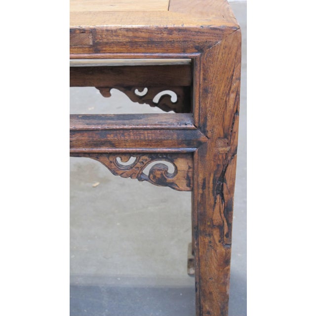 Vintage Countryside Wood Bench For Sale In Greensboro - Image 6 of 7