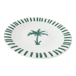 Fern & Co. For Anthropologie Palm Tree Porcelain Side Plate For Sale
