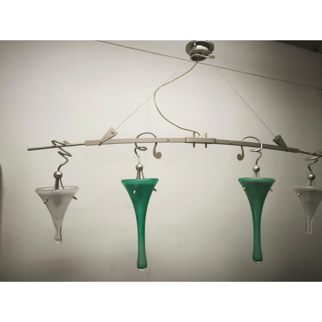 Four-Light Suspension Lamp International, 1990s For Sale - Image 9 of 14
