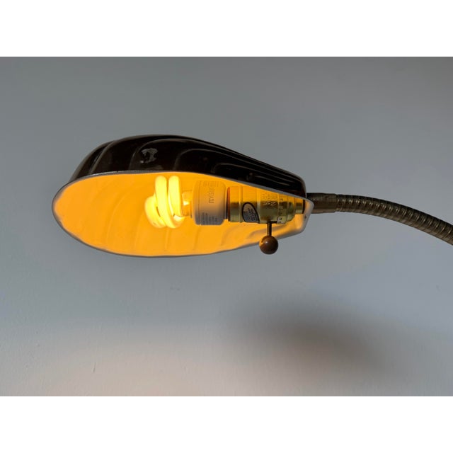 Vintage Hollywood Regency Brass Shell Shade Floor Lamp For Sale - Image 11 of 12