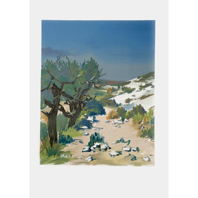 Artist: Robert Humblot, French (1907 - 1962). Title: Rives. Medium: Lithograph. Image Size: 21 x 16.5 inches. Size: 30 x...