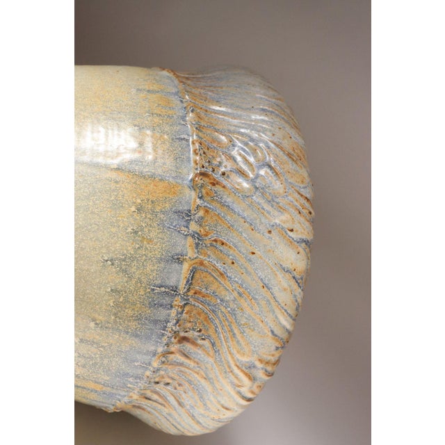 Large Vintage Architectural Ceramic Oceanic Planter Vase by Deanna Nichols For Sale - Image 9 of 18