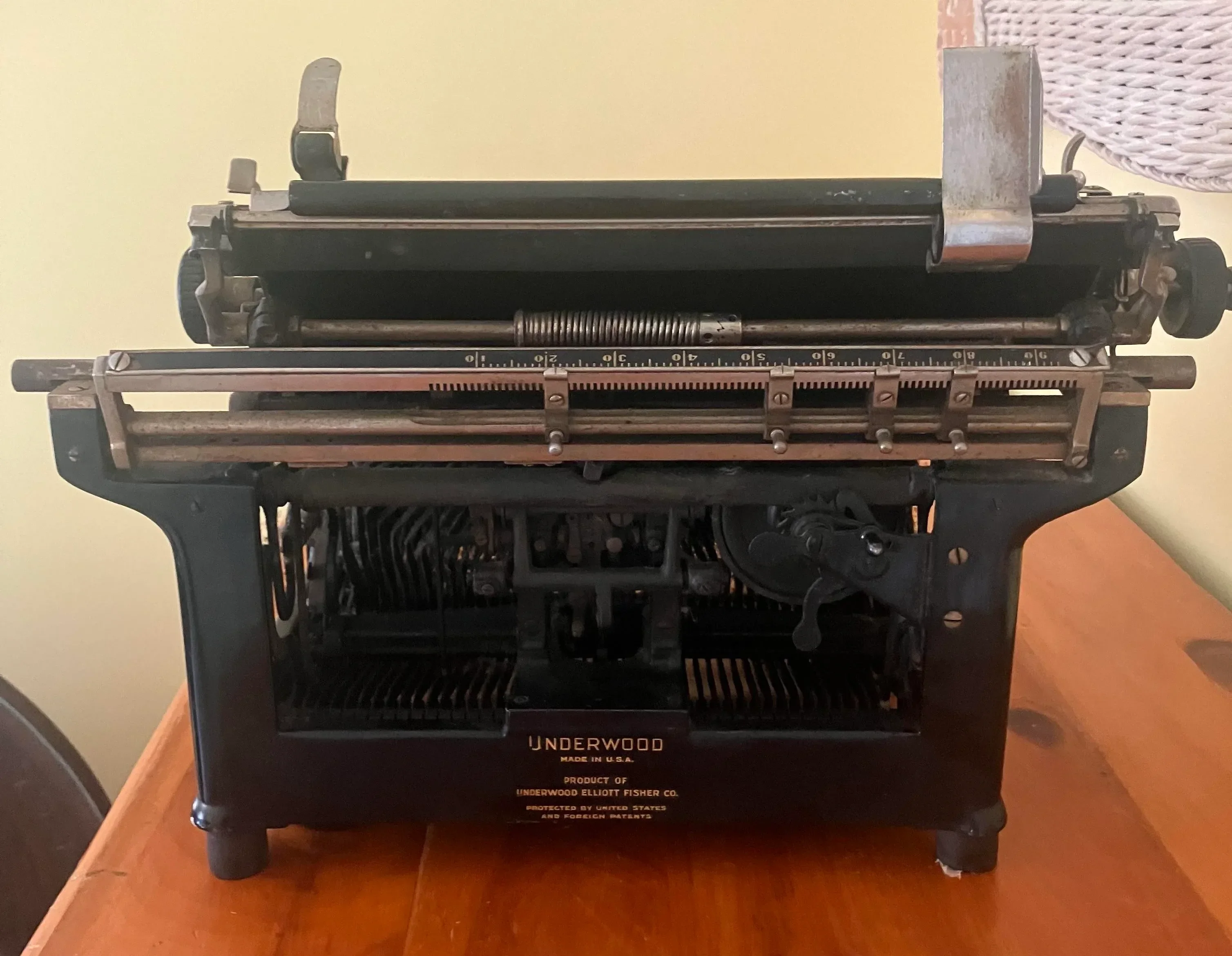 Antique Underwood Typewriter No.5 | Chairish