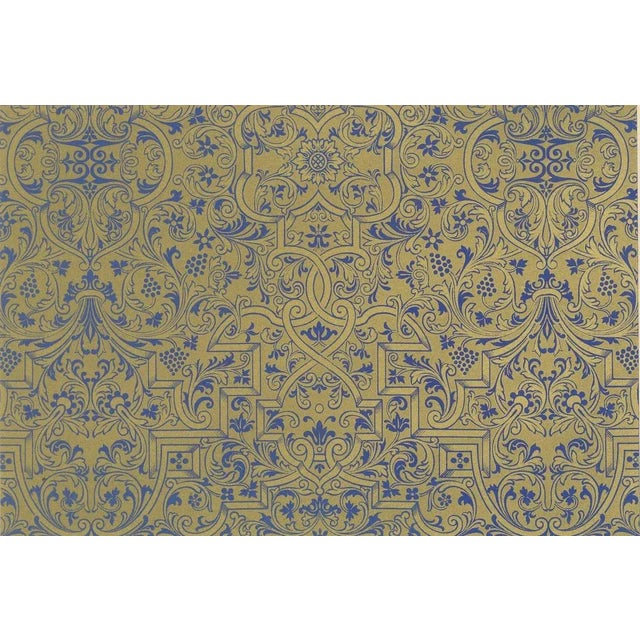 17th Century French Wallpaper and Textile Patterns – Damask and Scroll Motifs, Plate LXXXV This elegant chromolithograph,...