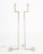 Pair of Cedric Hartman Style Chrome Floor Lamps. 42.75" H x 9" W x 9.25" D. Provenance: From a 500 Park Avenue Estate.