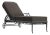 Brown Jordan Calcutta Adjustable Chaise Lounge, Textured Pewter frame with Fusion Charcoal fabric For Sale