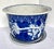 Late 1800s Blue/White Prunus Blossom Chinese Jardiniere With Underplate For Sale - Image 4 of 15