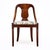 Set of eight dining chairs from France in the Empire style. This set is made of Cuban flamed mahogany and has been...