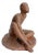 Hans Mettel Style Clay Figurative Male Sculpture For Sale