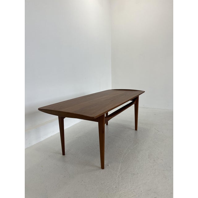 Wood Mid-Century Modern Model FD 503 Coffee Table by Tove Kindt-Larsen for France & Son, 1960s For Sale - Image 7 of 11