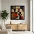 Architecture of Colors, Large Abstract Oil Painting, Framed by Sophie Dumont For Sale - Image 9 of 10