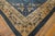 Cornflower Blue Astonishing Royal Blue Background Color With Pretty Floral-Medallion Design Antique Chinese Rug For Sale - Image 8 of 11