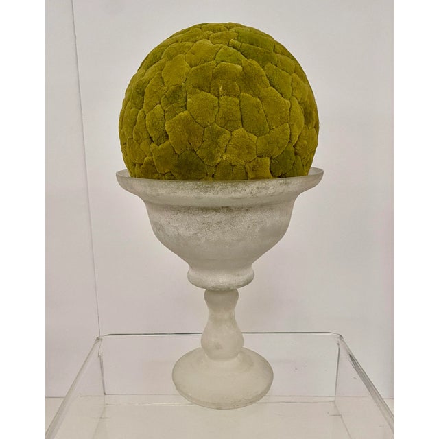 Great sized center bowl. Hand blown in Italy with distinctive scavo finish on exterior. Highly polished interior. The...