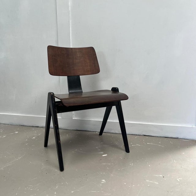 Hillestak Ebonised Chair by Robin Hill For Sale - Image 5 of 6