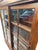1990s Ethan Allen Townhouse Sliding Door China Cabinet Display Curio Bookcase Hutch For Sale - Image 17 of 18