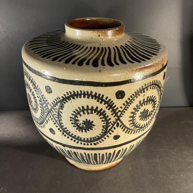 Large Ceramic Art Deco Vase by Pierre Paulus, 1930s For Sale - Image 13 of 18