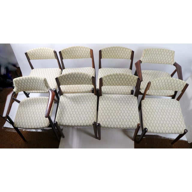 Set of 8 Danish Modern Dining Chairs in Rosewood by Grete Jalk For Sale - Image 11 of 13