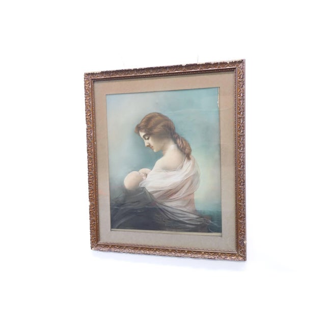 Gods Gift Watercolor 1915. Masterpiece Signed by E. Lochlilar